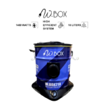 مكنسة برميل دبليو بوكس سعة 18 لتر، 1400 واط، أسود وأزرق – RM-DVC18A - الصورة 3