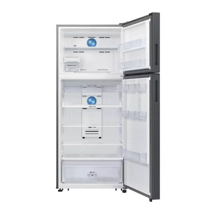 ⁦سامسونج ثلاجة  فريزر علوي 18.6 قدم 528 لتر تكنولوجيا Twin Cooling Plus، Wifiمضمّنة، تردد 50/60 هرتز فضي - RT53DG7A10S9ZA⁩ - الصورة ⁦3⁩