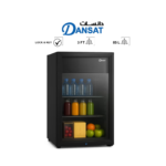 ⁦ثلاجة دانسات عرض باب واحد – 3 قدم³ – 85 لتر – 3 أرفف – أسود – DAN230SC⁩ - الصورة ⁦4⁩