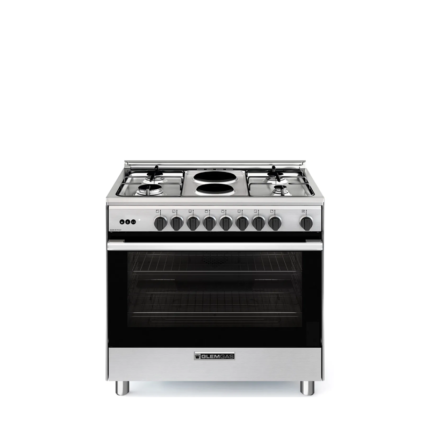 فرن جليم غاز 60×90 بستة عيون (4 غاز + 2 كهرباء) مع مروحة للهواء الساخن-SE966GIFS