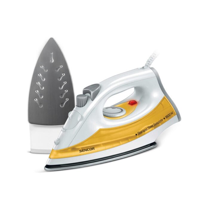 ⁦سينكور كاوية بخار بقوة 1600 واط باللون الابيض والاصفر - SS12028YL⁩ - الصورة ⁦3⁩