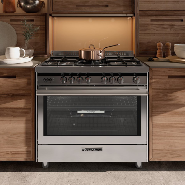 ⁦جليم غاز 60*90، أمان تام، متعدد الوظائف، مروحة ـ أستيل- ST967GIFSMF⁩ - الصورة ⁦5⁩