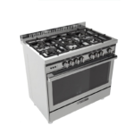 ⁦جليم غاز 60*90، أمان تام، متعدد الوظائف، مروحة ـ أستيل- ST967GIFSMF⁩ - الصورة ⁦2⁩