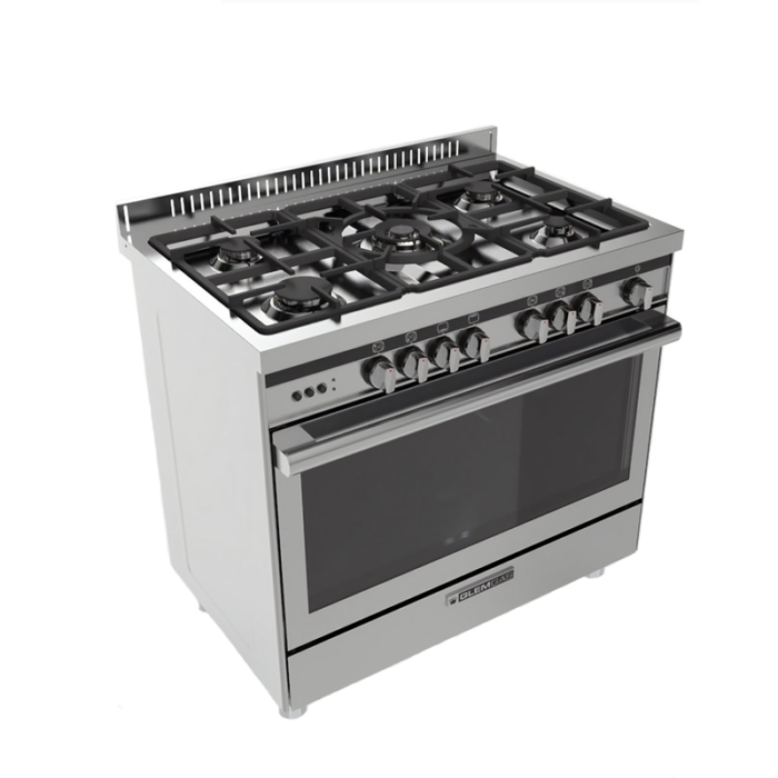 ⁦جليم غاز 60*90، أمان تام، متعدد الوظائف، مروحة ـ أستيل- ST967GIFSMF⁩ - الصورة ⁦2⁩