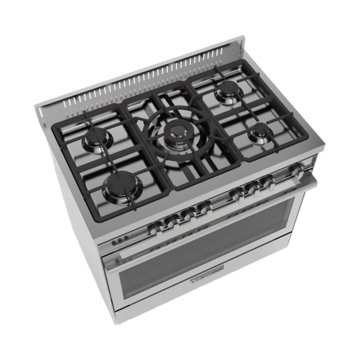 ⁦جليم غاز 60*90، أمان تام، متعدد الوظائف، مروحة ـ أستيل- ST967GIFSMF⁩ - الصورة ⁦3⁩