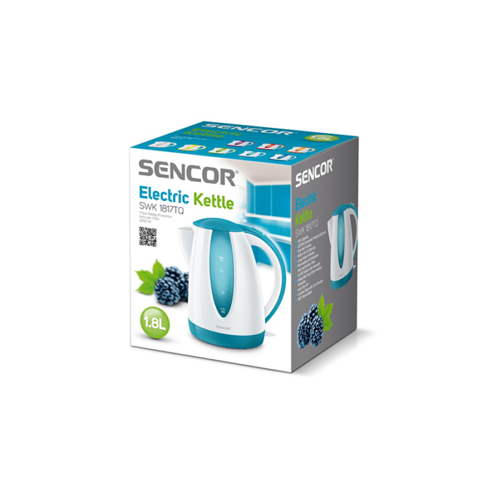 ⁦سينكور غلاية مياه 1.8 لتر ازرق - SWK1817TQ⁩ - الصورة ⁦2⁩