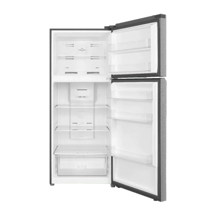 ⁦ثلاجة تي سي إل بابين مع فريزر علوي – 14.9 قدم³ – 420 لتر – انفرتر – فضي⁩ - الصورة ⁦5⁩