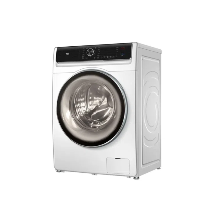 ⁦غسالة تي سي إل أوتوماتيك أمامية 8 كغ تنشيف 100% – TCL TWD-C805W أبيض⁩ - الصورة ⁦3⁩