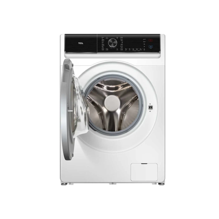 ⁦غسالة تي سي إل أوتوماتيك أمامية 8 كغ تنشيف 100% – TCL TWD-C805W أبيض⁩ - الصورة ⁦8⁩