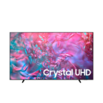 شاشة سامسونج 98 بوصة 4K UHD، موديل DU9000، تعزيز الصورة فائق الحجم، موشن إكسيليريتر 120 هرتز، Q-Symphony، نظام تشغيل تايزن ، محمية بـ Knox – UA98DU9000UXSA