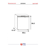 ⁦فريزر ز.ترست مسطح (8.9) قدم3 , (251) لتر  ZCF251HI⁩ - الصورة ⁦11⁩