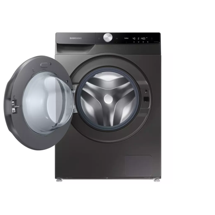 ⁦سامسونج غسالة ومجفف تحميل أمامي – 12 كجم غسيل و8 كجم تجفيف – 24 برنامج – فضي – WD12TP34DSX/YL⁩ - الصورة ⁦3⁩