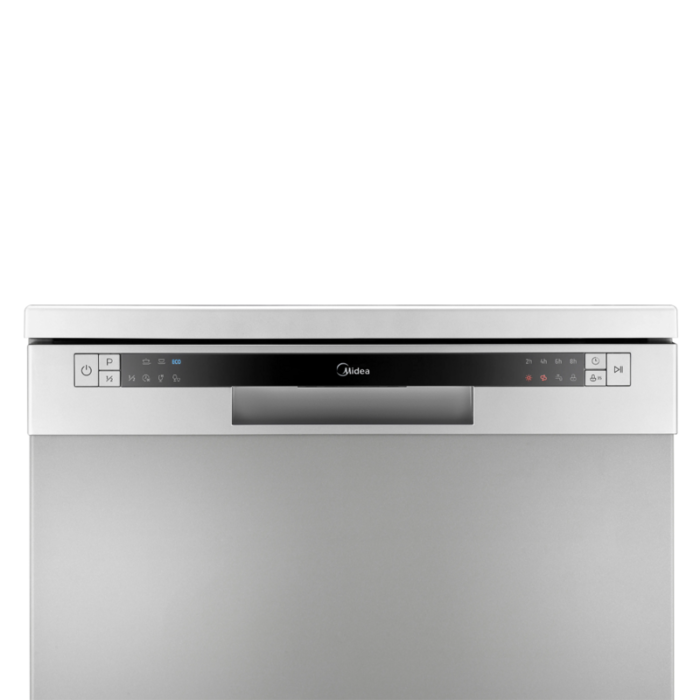 ⁦ميديا غسالة صحون 12 مكان، 7 برامج، 2 رف، فضي -WQP125201CSEG⁩ - الصورة ⁦4⁩