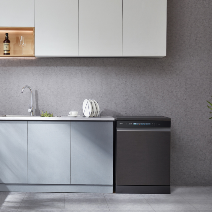 ⁦ميدياغسالة صحون – 9 برامج – 15 مكان تخزين- أسود – WQP15WU7633GURBS⁩ - الصورة ⁦11⁩