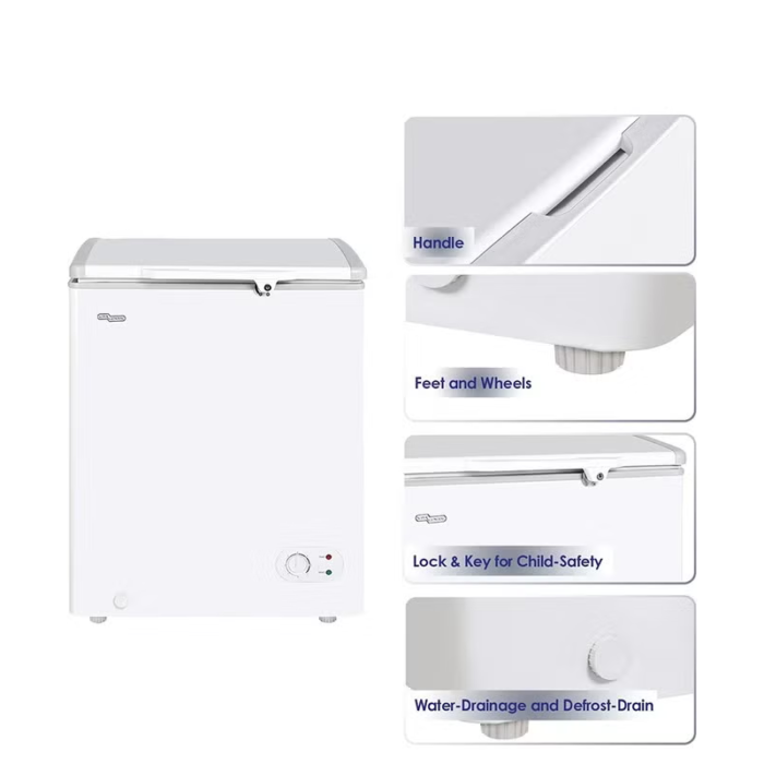 ⁦فريزر أفقي سوبر جنرال، سعة 3.5 قدم مكعب – 99 لتر⁩ - الصورة ⁦4⁩