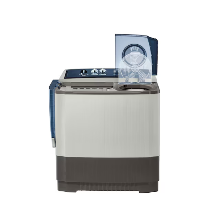 ⁦غسالة LG حوضين سعة 14 كغ – لون أبيض – WTT1410L1⁩ - الصورة ⁦3⁩