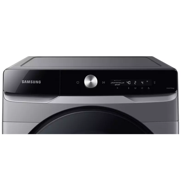 ⁦سامسونج غسالة ومجفف تحميل أمامي – 18 كجم غسيل و 11 كجم تجفيف – 24 برنامج – فضي- WD18T6300GP/YL⁩ - الصورة ⁦4⁩