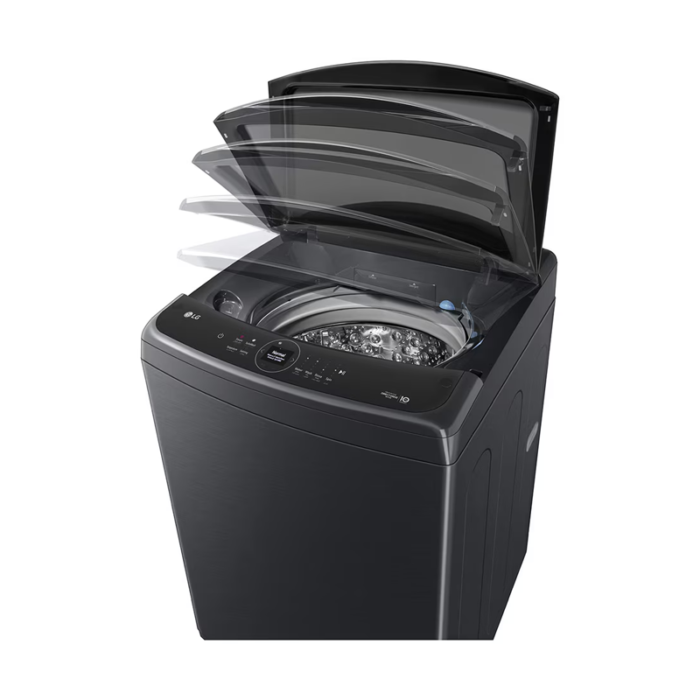 ⁦ال جي -غسالة اتوماتيك علوية ,  24 كيلو , التشخيص الذكي ,اسود -WTV24HHP⁩ - الصورة ⁦16⁩