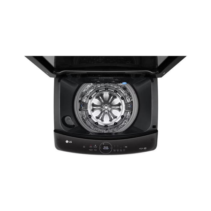 ⁦ال جي -غسالة اتوماتيك علوية ,  24 كيلو , التشخيص الذكي ,اسود -WTV24HHP⁩ - الصورة ⁦11⁩