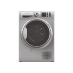 أريستون مجفف ملابس  تحميل أمامي 8 كجم، 15 برنامج مع مكثف، لون فضي -NTSCM108BS60HZ