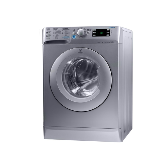 ⁦إنديست غسالة تحميل أمامي – 9 كجم غسيل – 16 برنامج – فضي – XWE91283XS 60HZ⁩ - الصورة ⁦3⁩