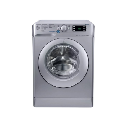 إنديست غسالة تحميل أمامي – 9 كجم غسيل – 16 برنامج – فضي – XWE91283XS 60HZ