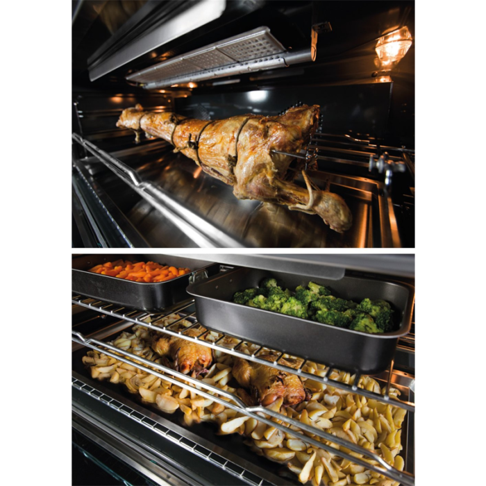 ⁦فرن جليم غاز 60×120 بستة عيون غاز مع مروحتين ومقلاة هوائية – MGW626RRAF⁩ - الصورة ⁦11⁩