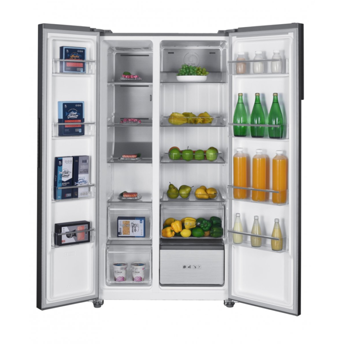 ⁦زي ترست ثلاجة بابين 20.5 قدم مكعب 581 لتر ستيل - ZSRF595SIH⁩ - الصورة ⁦4⁩