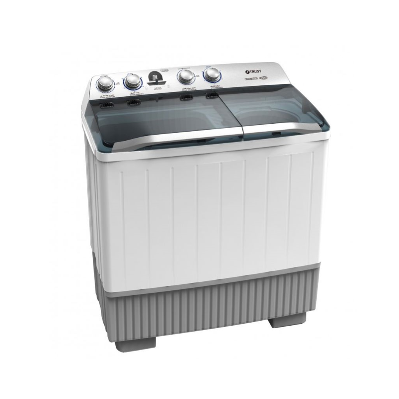 zwm120n2.png ز.ترست غسالة حوضين، 12كيلو-غسيل ، 7كيلو-تجفيف -لون ابيض-ZWM120N2 - الصورة 1