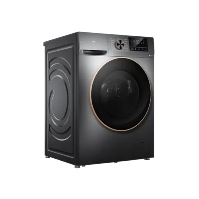 ⁦تي سي ال غسالة فتحة امامية 10 كيلو/ 80% تنشيف - فضي - انفيرتر 50/60 هرتز - محرك مباشر C2210FLG⁩ - الصورة ⁦3⁩