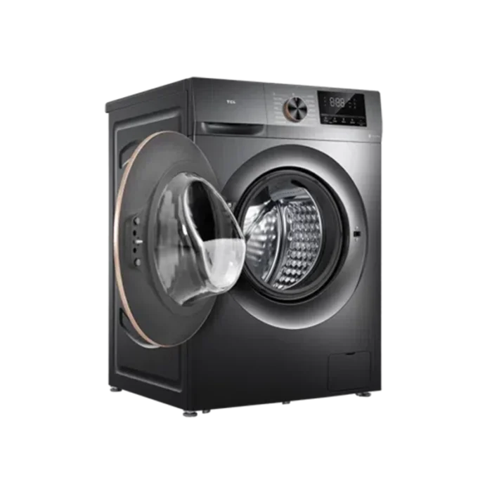 ⁦تي سي ال غسالة فتحة امامية 10 كيلو/ 80% تنشيف - فضي - انفيرتر 50/60 هرتز - محرك مباشر C2210FLG⁩ - الصورة ⁦4⁩