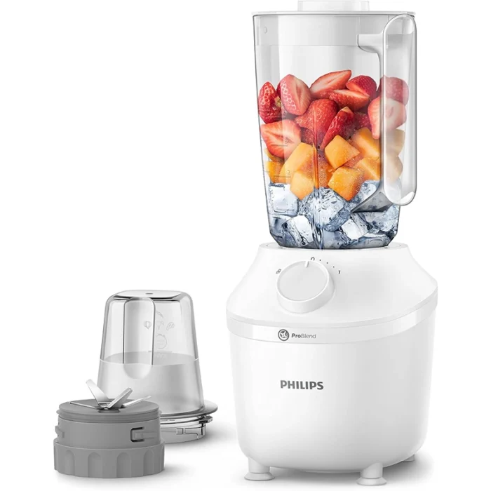 ⁦خلاط فيليبس 1.9 لتر – 450 واط مع مطحنة + مفرمة HR204130⁩ - الصورة ⁦4⁩