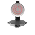 ⁦صانعة بيتزا وخبز عربي من كولن بقطر 30 سم وقدرة 1800 واط لتحضير سريع ومتساوٍ مع تصميم عملي باللون سلفر 800109004⁩ - الصورة ⁦2⁩