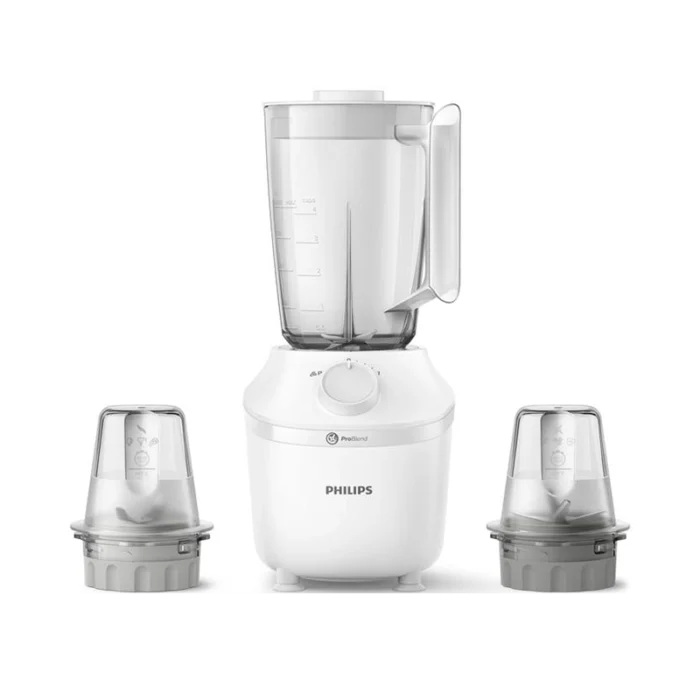 ⁦خلاط فيليبس 1.9 لتر – 450 واط مع مطحنة + مفرمة HR204130⁩ - الصورة ⁦2⁩