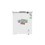 جنرال لاينز فريزر و ثلاجة 2 في 1  ،  5 مستويات للتجميد و التبريد ، تبريد رباعي الإتجاهات 142 لتر - 5.1 قدم ابيض GLCF151D