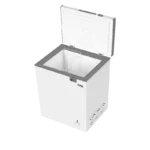 ⁦جنرال لاينز فريزر و ثلاجة 2 في 1  ،  5 مستويات للتجميد و التبريد ، تبريد رباعي الإتجاهات 142 لتر - 5.1 قدم ابيض GLCF151D⁩ - الصورة ⁦2⁩