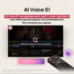 ⁦شاشة إل جي كيو نيد 75 بوصة سمارت بدقة 4K مع ريموت ماجيك بالذكاء الاصطناعي ونظام WebOS 25  - 75QNED70A6A⁩ - الصورة ⁦6⁩