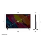 ⁦شاشة إل جي كيو نيد 65 بوصة سمارت بدقة 4K تردد 60 هرتز مع ريموت ماجيك ذكاء اصطناعي ، نظام تشغيل WebOs⁩ - الصورة ⁦5⁩