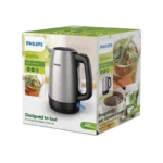 غلاية مياه فيليبس 2200 واط ، ستيل، ، سعة 1.7 لتر ، قاعدة دوارة 360 درجة ، وحدة التحكم من Strix ، فلتر قابل للإزالة ، فتحة لتخزين السلك HD935092 - الصورة 2