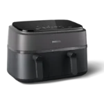 ⁦مقلاة هوائية  فيليبس 2 درج ، شاشة لمس ، 8 إعدادات مسبقة ، 2750 واط سعة 9 لتر ، اتصال هوم اي دي  لون أسود NA35009⁩ - الصورة ⁦3⁩