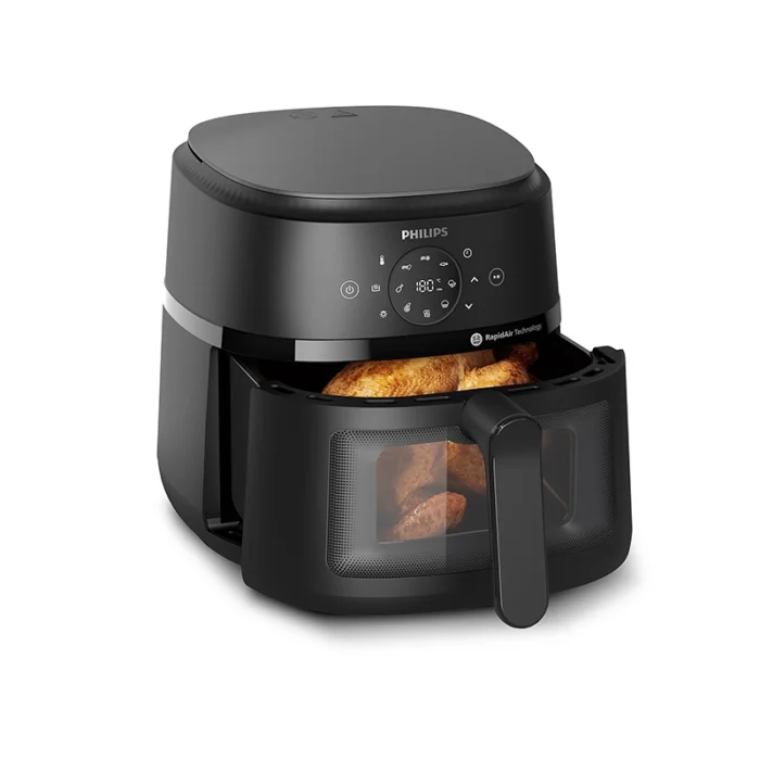 ⁦فيليبس قلاية هوائية 6.2 لتر ديجيتال 1700 واط – 13 وظيفة وباب شفاف NA23000⁩ - الصورة ⁦3⁩