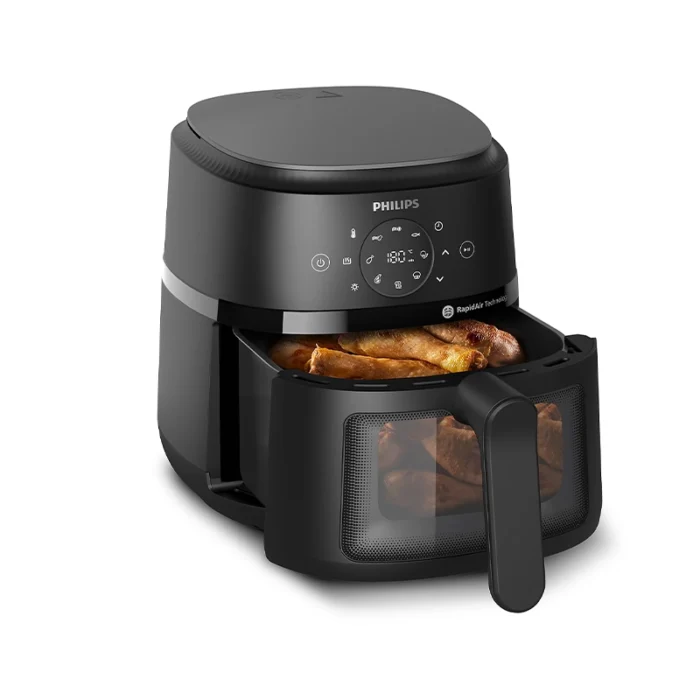 ⁦مقلاة هوائية فيليبس 4.2 لتر – 1500 واط ، 13 برنامج NA22000⁩ - الصورة ⁦4⁩