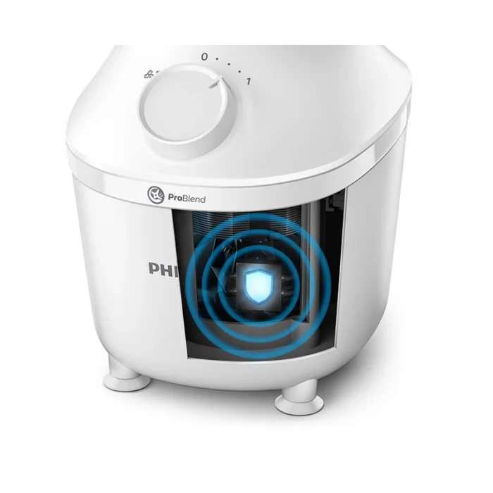⁦خلاط فيليبس 1.9 لتر – 450 واط مع مطحنة + مفرمة HR204130⁩ - الصورة ⁦5⁩