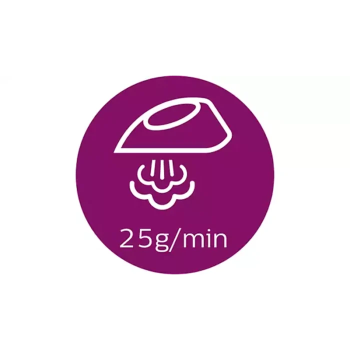 ⁦كاوية فيليبس بخار 2000 واط ، سعة 250 مل،  قاعدة غير لاصقة، مانع تقطير ، لون أحمر DST201046⁩ - الصورة ⁦7⁩