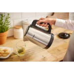 غلاية مياه فيليبس 2200 واط ، ستيل، ، سعة 1.7 لتر ، قاعدة دوارة 360 درجة ، وحدة التحكم من Strix ، فلتر قابل للإزالة ، فتحة لتخزين السلك HD935092 - الصورة 3