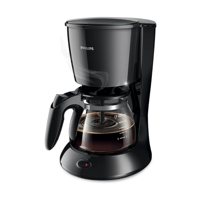 ⁦ماكينة قهوة امريكي فيليبس ، بالتنقيط بسعة 7 أكواب 750 واط، 0.6 لتر ، أسود HD743220⁩ - الصورة ⁦3⁩