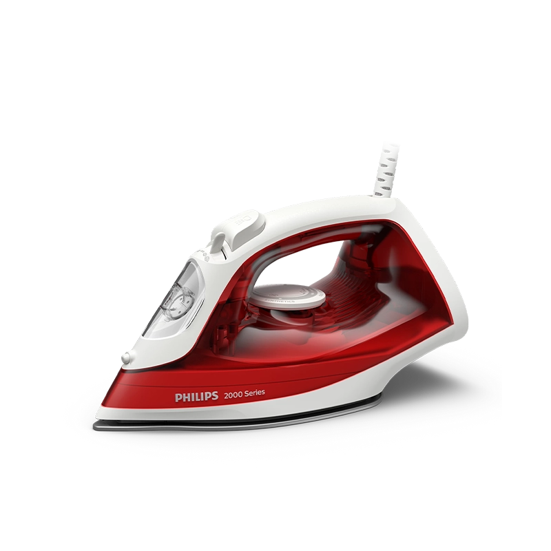 vrs_b454ebdb0b78d417e875c05b9d1ad9196114ef69 كاوية فيليبس بخار 2000 واط ، سعة 250 مل، قاعدة غير لاصقة، مانع تقطير ، لون أحمر DST201046 - الصورة 1