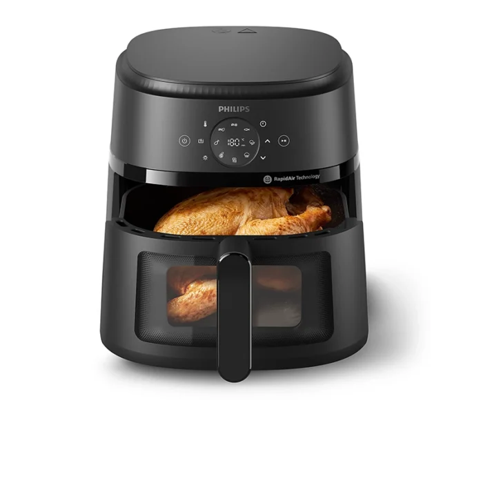 ⁦فيليبس قلاية هوائية 6.2 لتر ديجيتال 1700 واط – 13 وظيفة وباب شفاف NA23000⁩ - الصورة ⁦4⁩