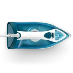 ⁦كاوية فيليبس بخار 2100 واط ، سعة 300 مل،  قاعدة سيراميك غير لاصقة، مانع تقطير ، لون ازرق DST301126⁩ - الصورة ⁦5⁩