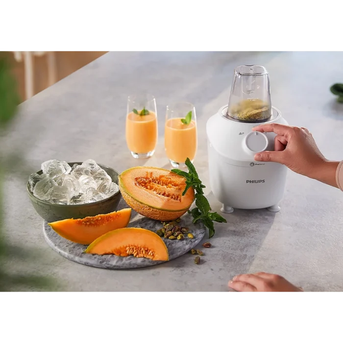 ⁦خلاط فيليبس 1.9 لتر – 450 واط مع مطحنة + مفرمة HR204130⁩ - الصورة ⁦10⁩